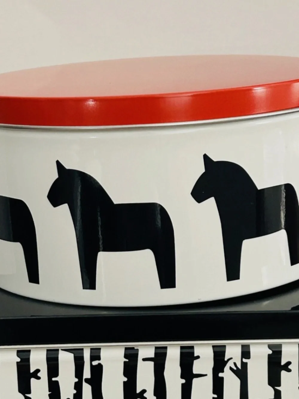 HÄSTHAGE Tin with Lid Set of 3 Metal Box